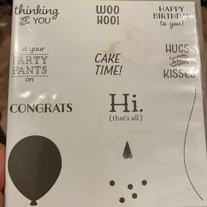 Stampin Up “Party Pants” stamp set